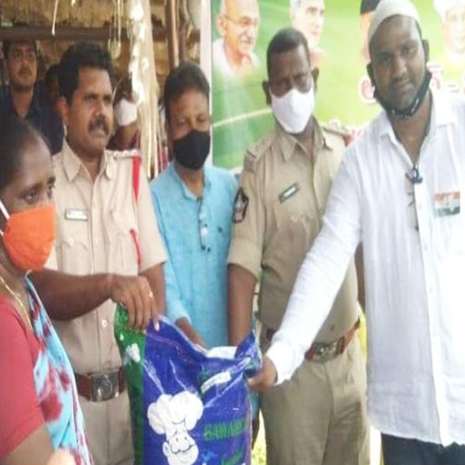 COVID Pandemic Rice Bags Distribution